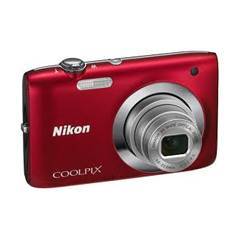 Kit Camara Digital Nikon Coolpix S2600 Rojo